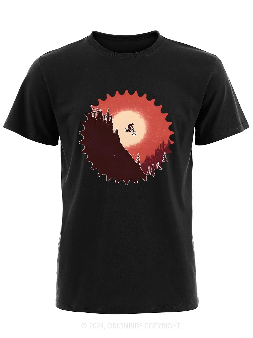 Orionride Short Sleeves Speeding Life Bike T-Shirt sold by Orionride product image thumbnail 5