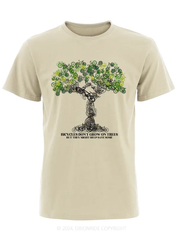 Orionride Short Sleeves Bicycle Tree Art Bike T-Shirt sold by Orionride
