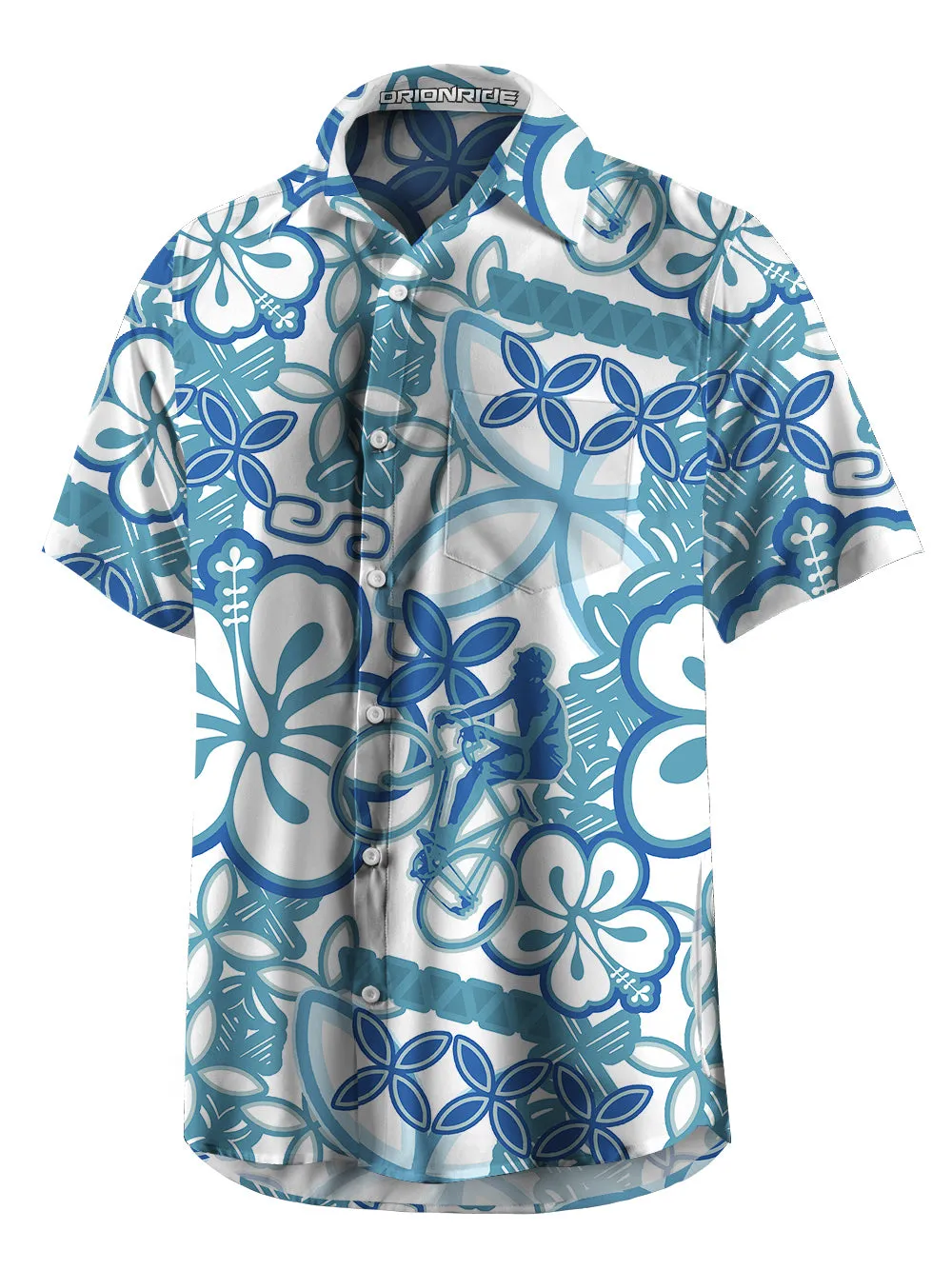 Orionride Short Sleeves Vibrant Totemic Zipper Pockets Ultra Lightweight Gravel Shirt sold by Orionride product image thumbnail 3