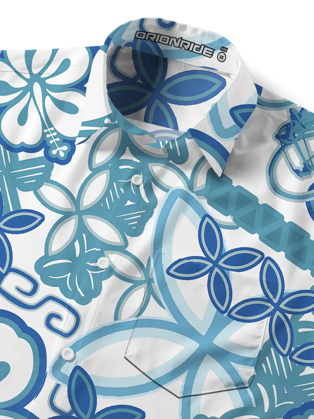 Orionride Short Sleeves Vibrant Totemic Zipper Pockets Ultra Lightweight Gravel Shirt sold by Orionride product image thumbnail 5