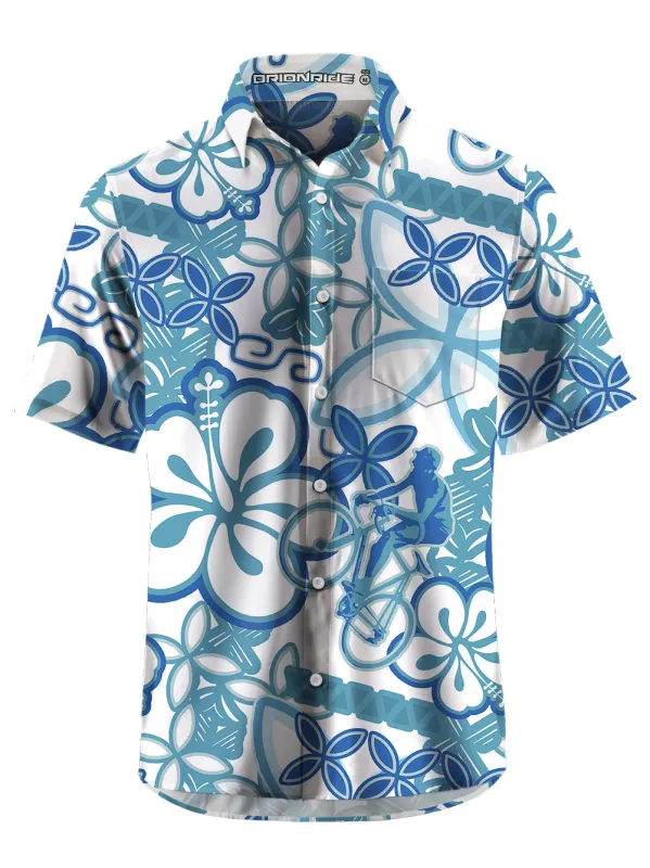 Orionride Short Sleeves Vibrant Totemic Zipper Pockets Ultra Lightweight Gravel Shirt sold by Orionride