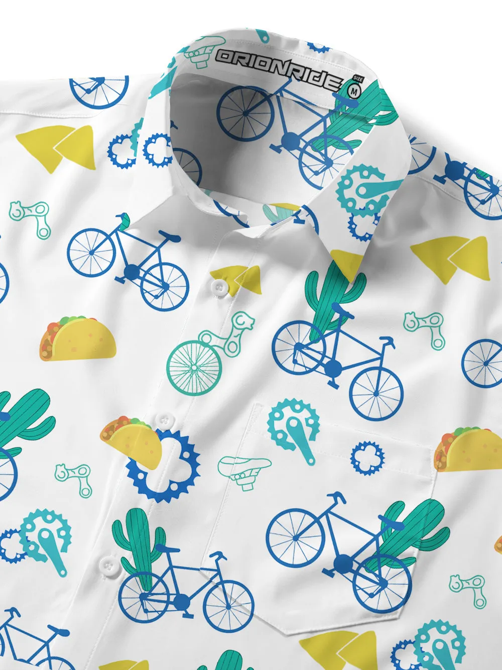 Orionride Short Sleeves Mexico Life Zipper Pockets Ultra Lightweight Gravel Shirt sold by Orionride product image thumbnail 5