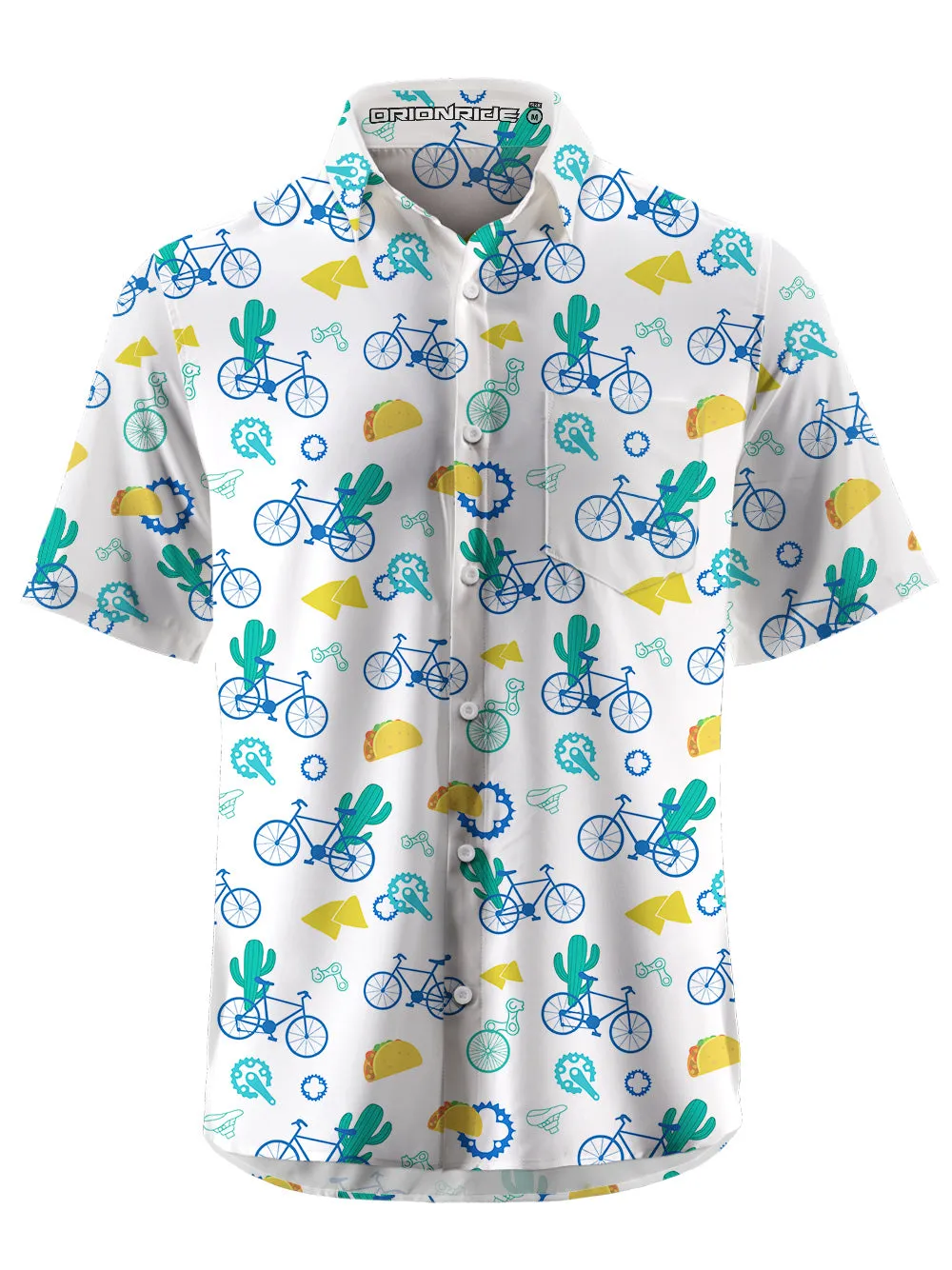 Orionride Short Sleeves Mexico Life Zipper Pockets Ultra Lightweight Gravel Shirt sold by Orionride
