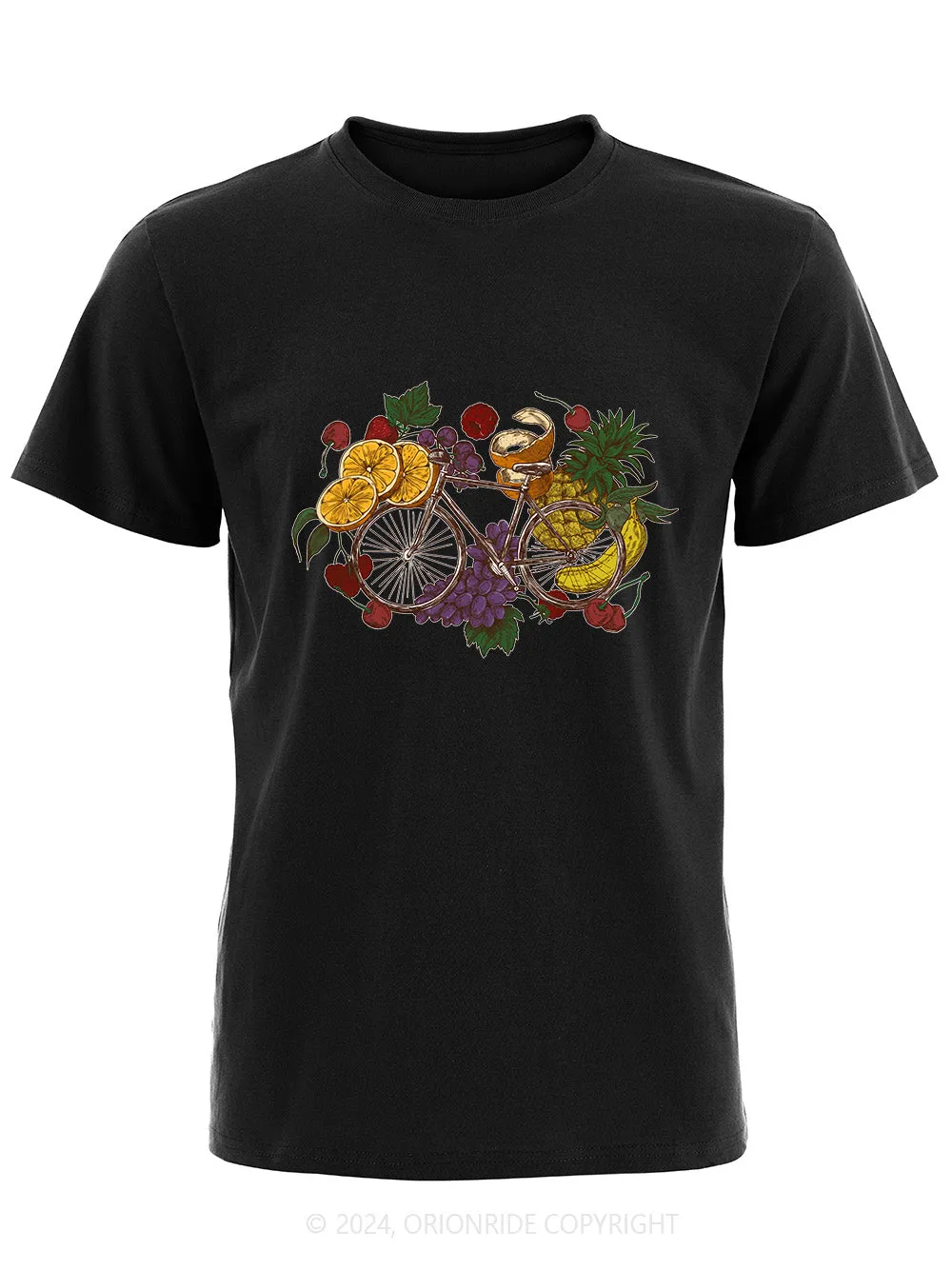 Orionride Short Sleeves Fruit Collection Bike T-Shirt sold by Orionride product image thumbnail 3