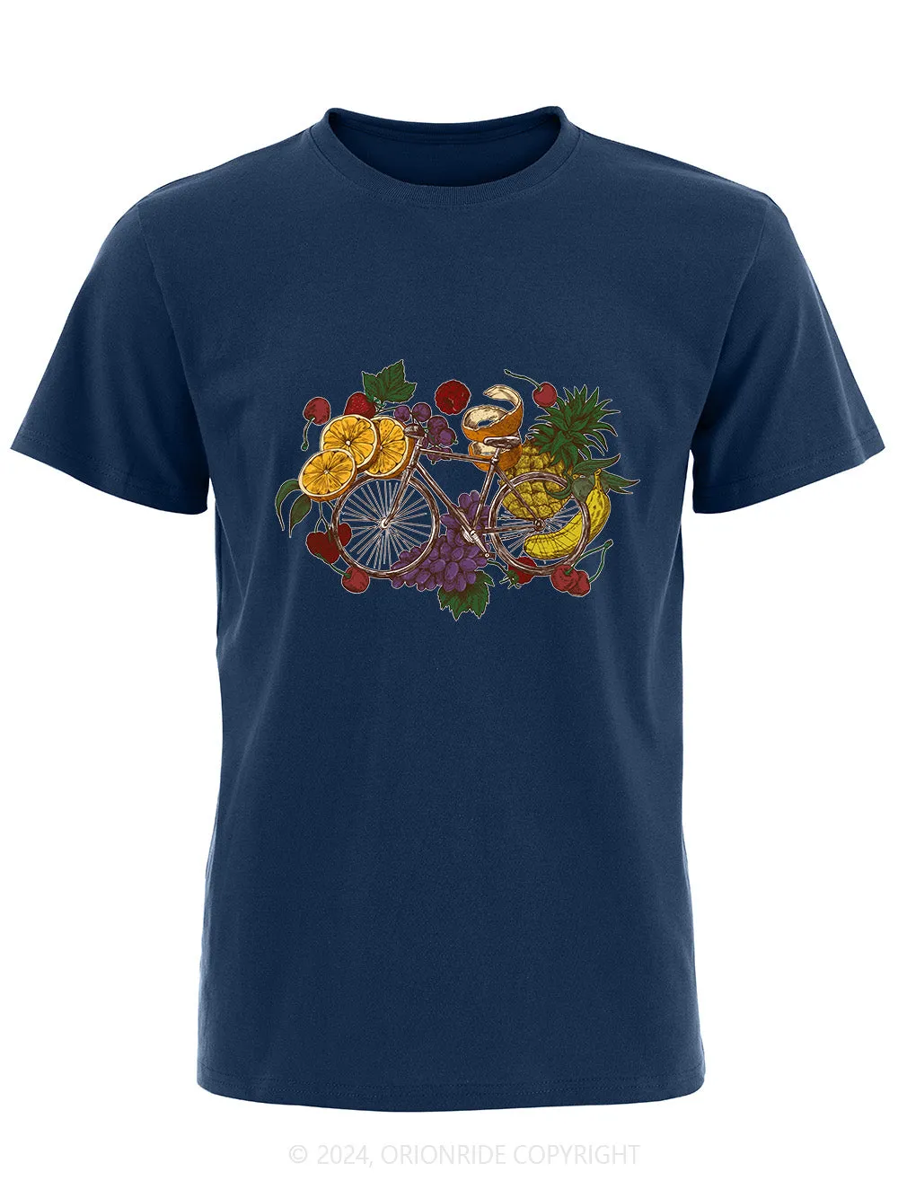 Orionride Short Sleeves Fruit Collection Bike T-Shirt sold by Orionride product image thumbnail 4
