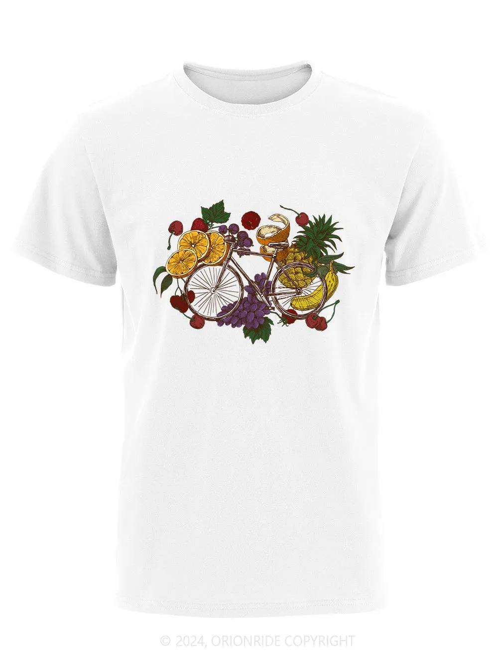 Orionride Short Sleeves Fruit Collection Bike T-Shirt sold by Orionride product image thumbnail 2