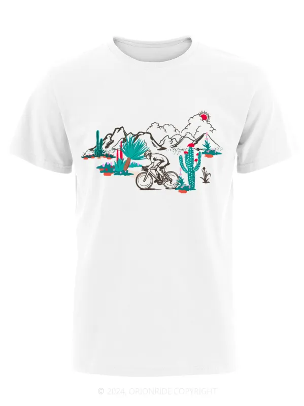 Orionride Short Sleeves Cactus Hill Bike T-Shirt sold by Orionride