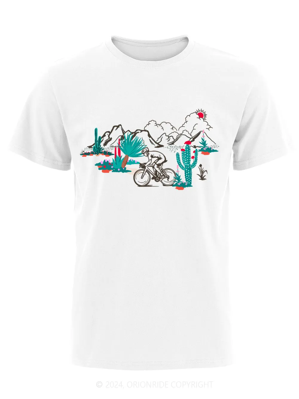 Orionride Short Sleeves Cactus Hill Bike T-Shirt sold by Orionride