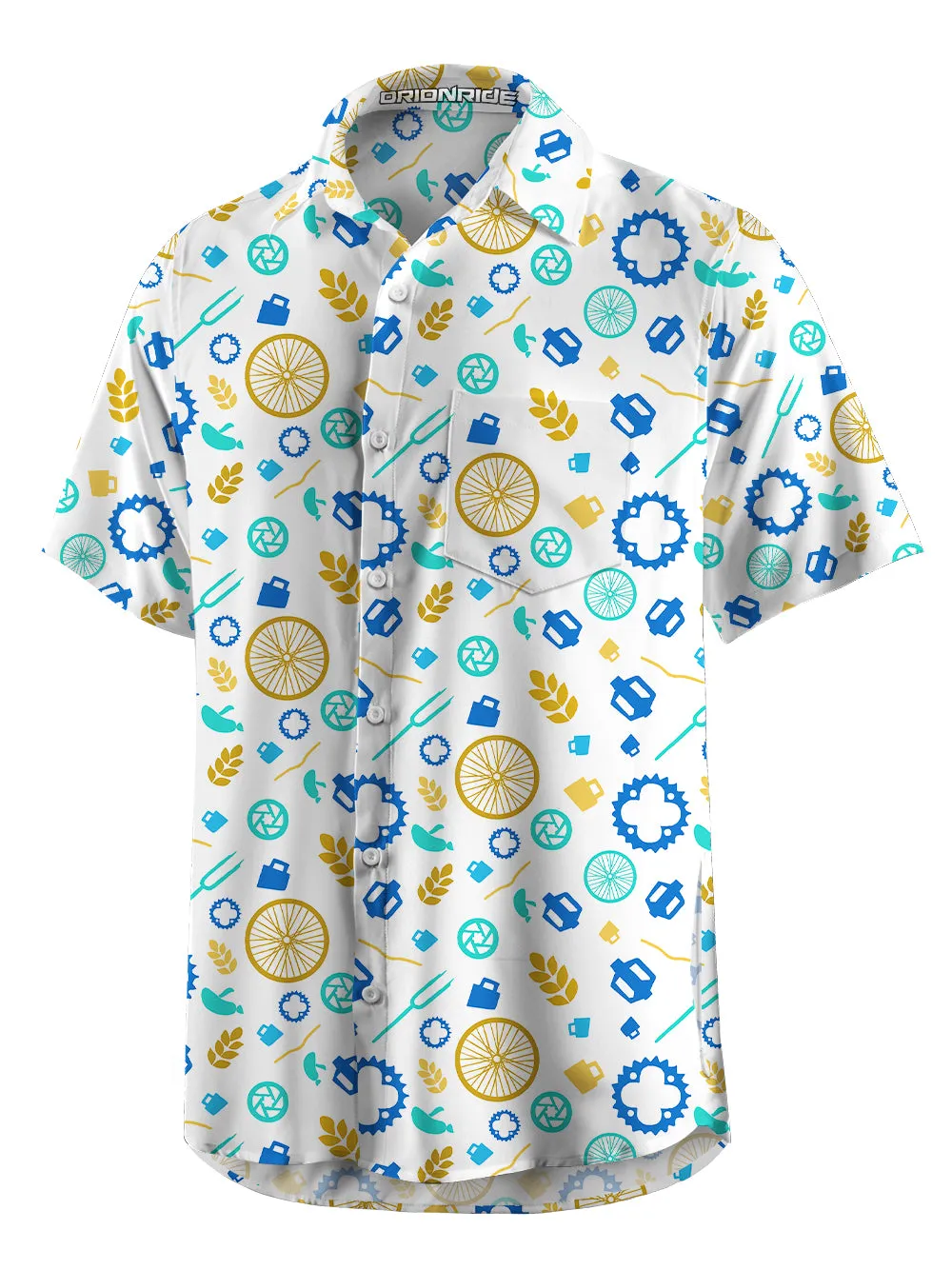 Orionride Short Sleeves Abstract Parts Zipper Pockets Ultra Lightweight Gravel Shirt sold by Orionride product image thumbnail 2