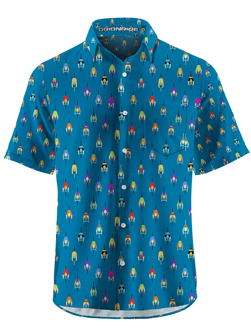 Orionride Short Sleeves Urban Cycling Zipper Pockets Ultra Lightweight Gravel Shirt sold by Orionride