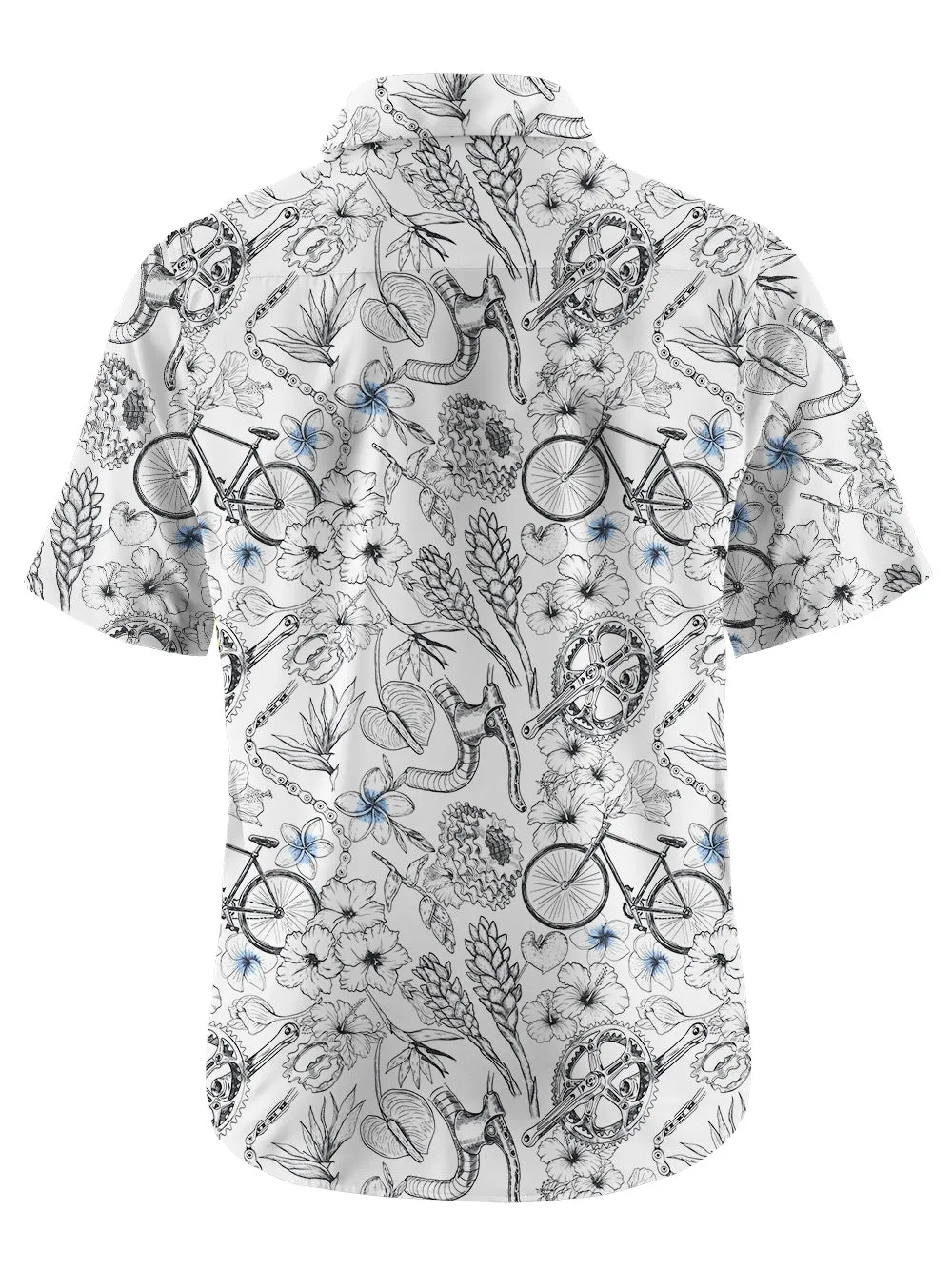 Orionride Short Sleeves Plumeria Cycling Zipper Pockets Ultra Lightweight Gravel Shirt sold by Orionride product image thumbnail 5