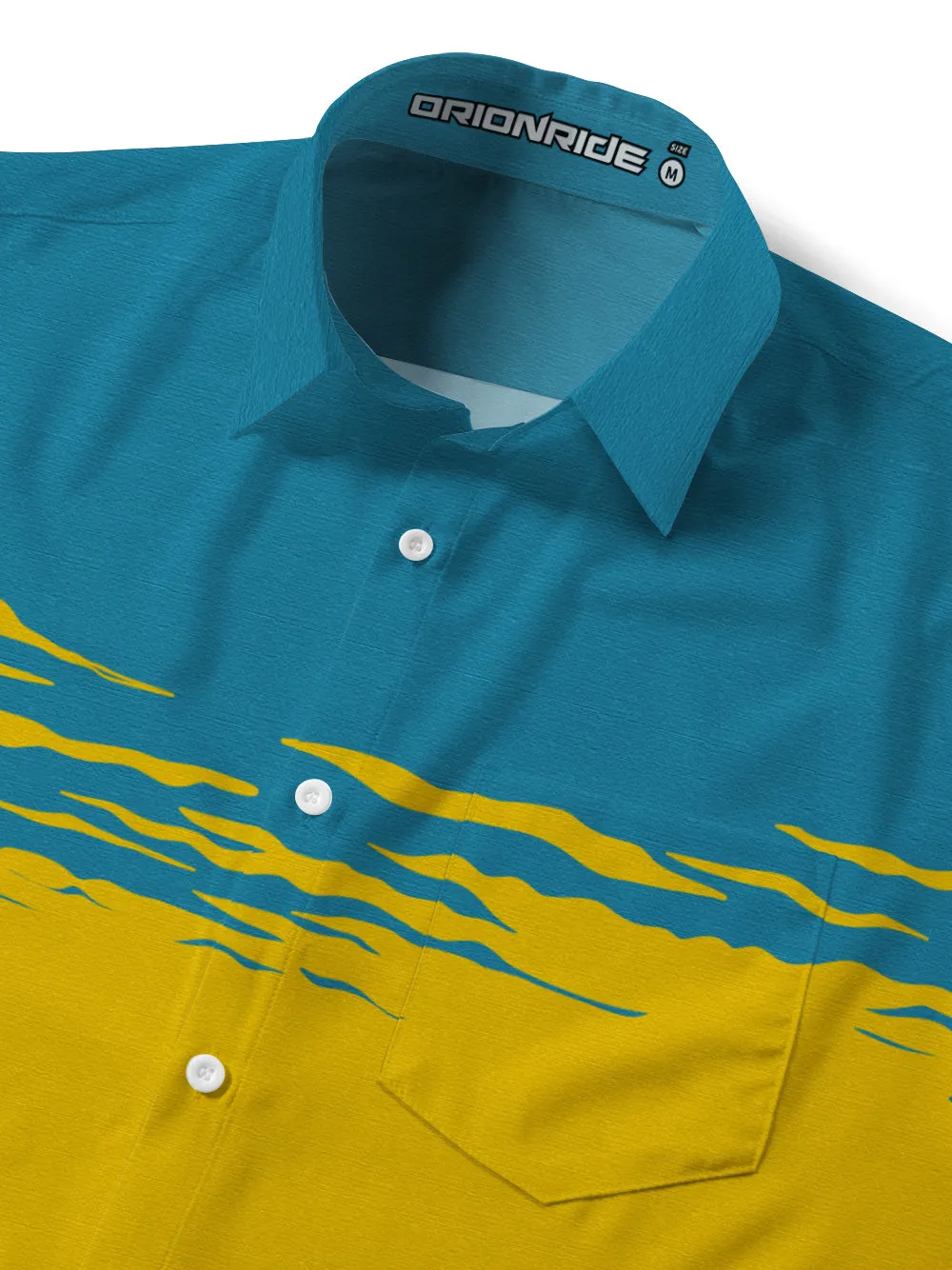 Orionride Short Sleeves Labrador on The Beach Zipper Pockets Ultra Lightweight Gravel Shirt sold by Orionride product image thumbnail 4