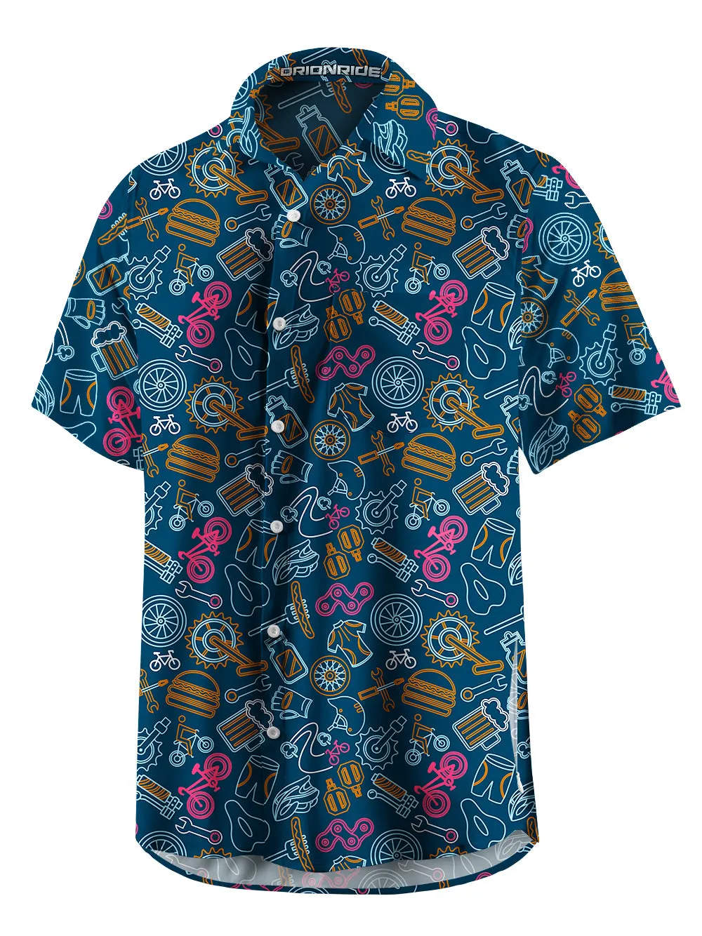 Orionride Short Sleeves Weekend BBQ Zipper Pockets Ultra Lightweight Gravel Shirt sold by Orionride product image thumbnail 2