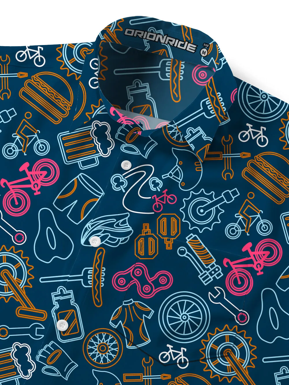 Orionride Short Sleeves Weekend BBQ Zipper Pockets Ultra Lightweight Gravel Shirt sold by Orionride product image thumbnail 4