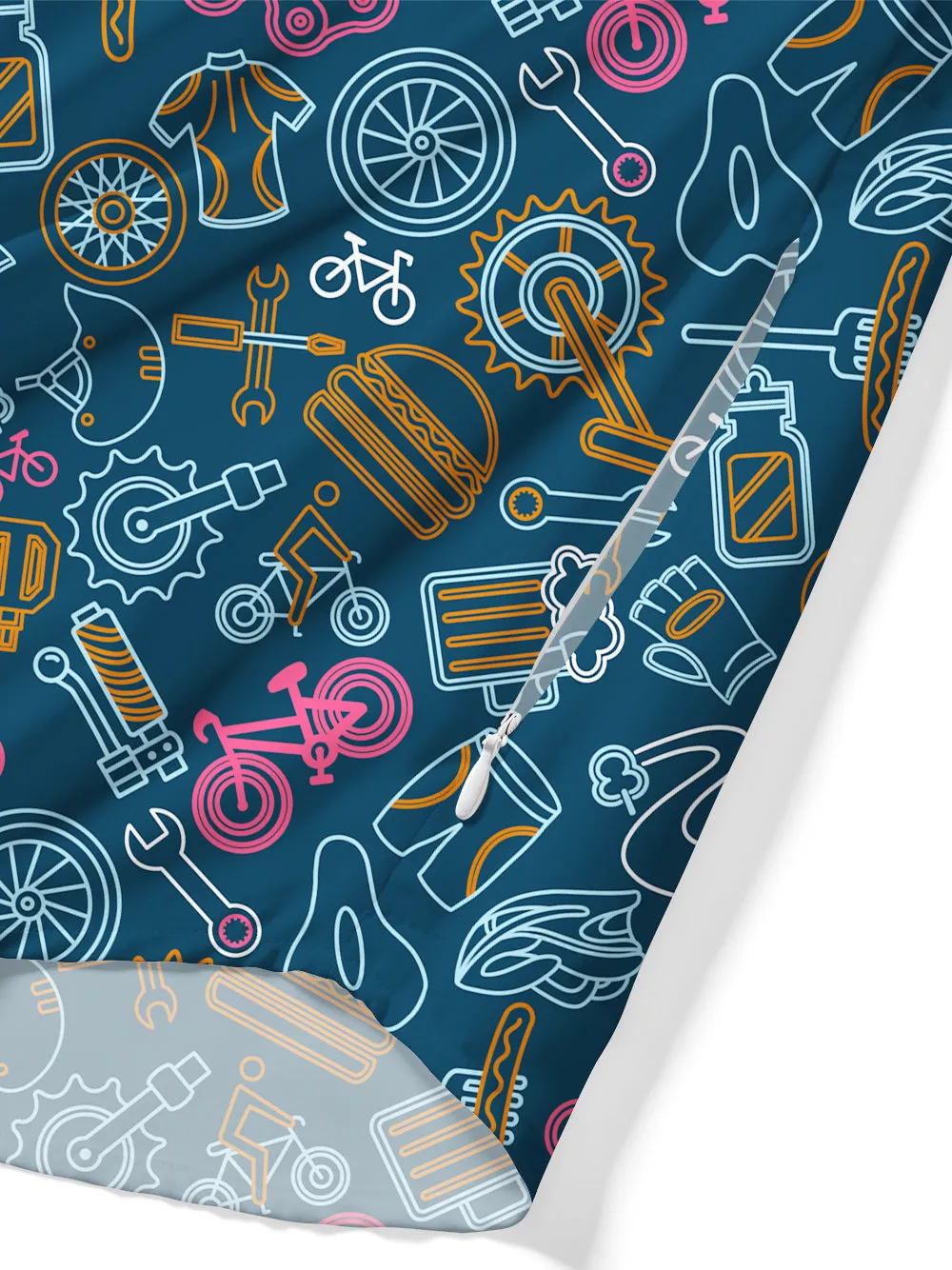 Orionride Short Sleeves Weekend BBQ Zipper Pockets Ultra Lightweight Gravel Shirt sold by Orionride product image thumbnail 5