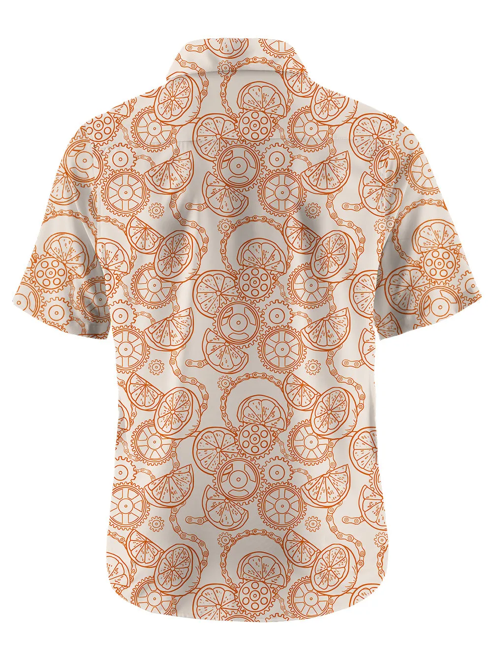 Orionride Short Sleeves Orange Gear Zipper Pockets Ultra Lightweight Gravel Shirt sold by Orionride product image thumbnail 4