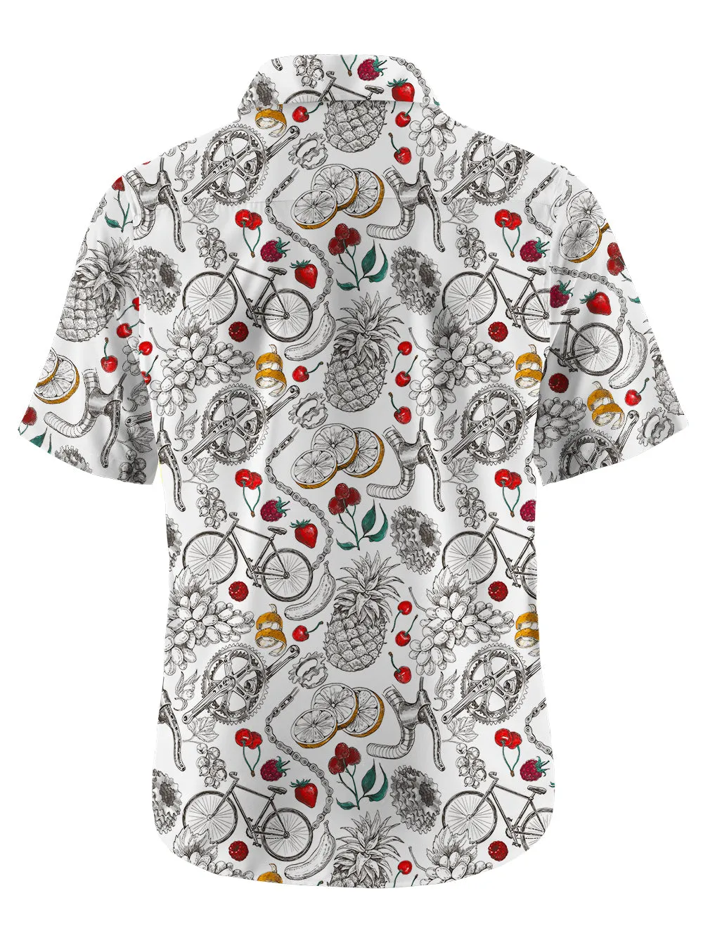 Orionride Short Sleeves Fruit Sketch Zipper Pockets Ultra Lightweight Gravel Shirt sold by Orionride product image thumbnail 3