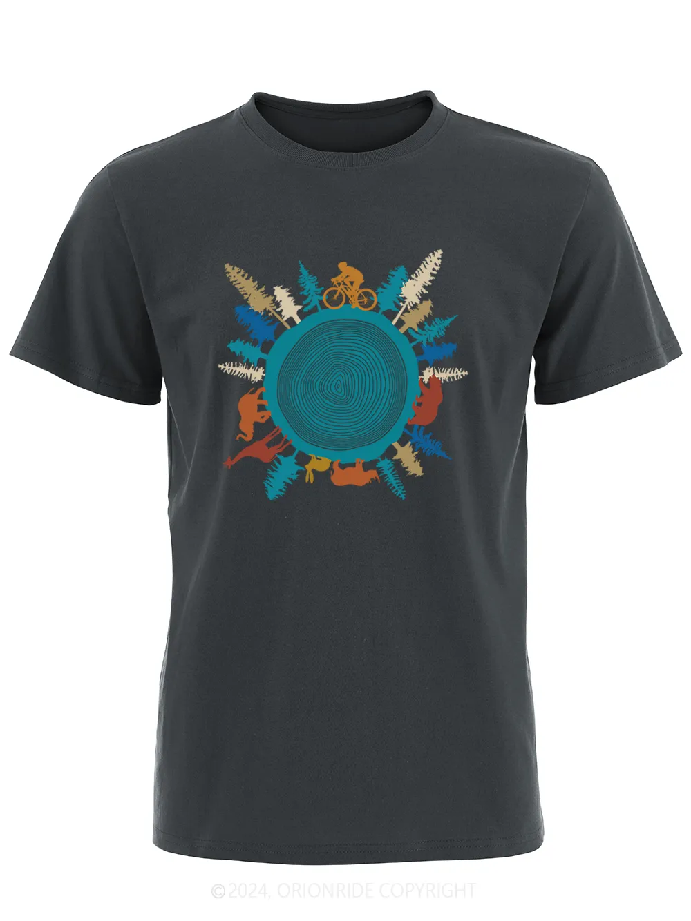 Orionride Short Sleeves Forest Cycling Bike T-Shirt sold by Orionride