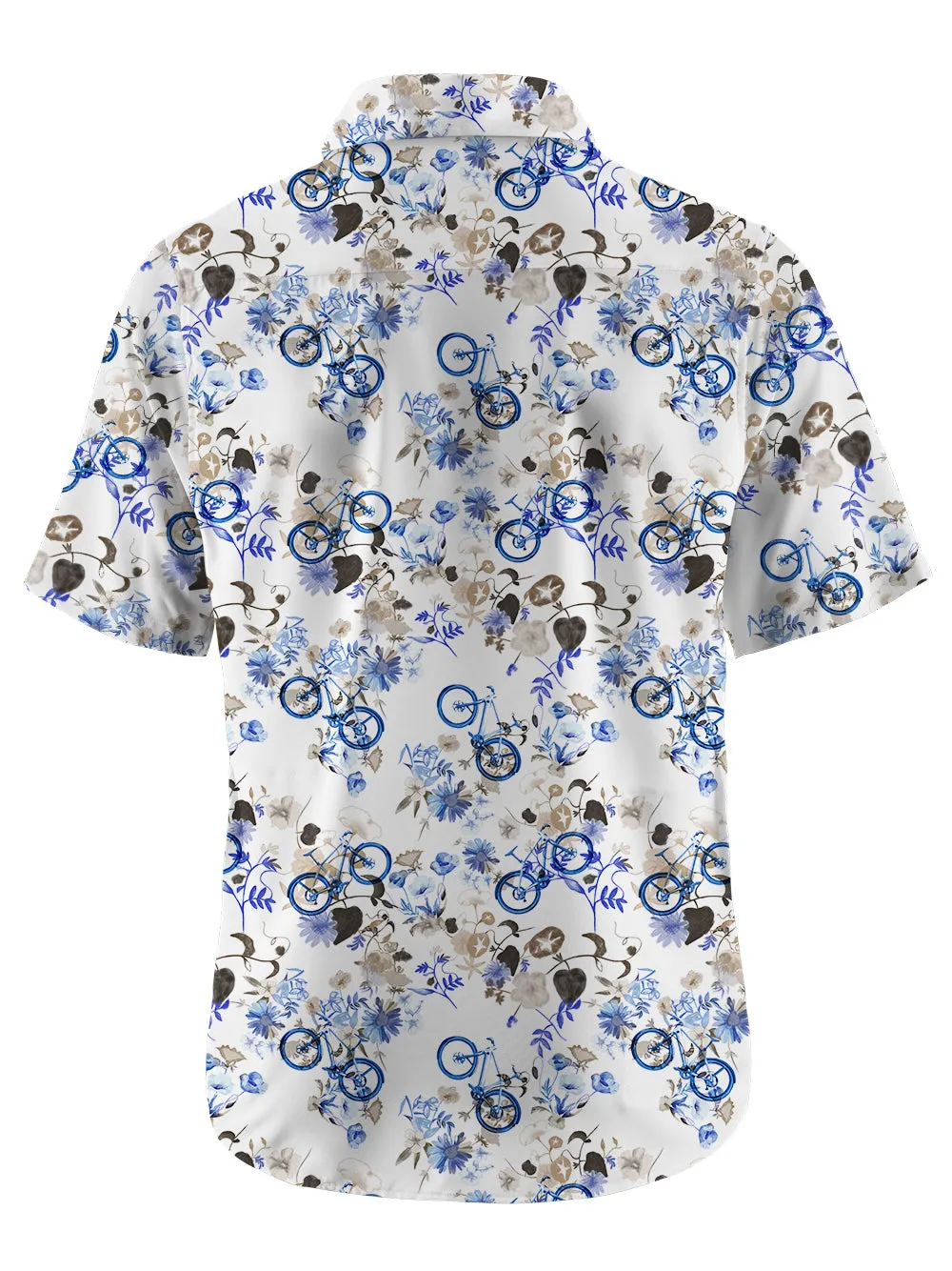 Orionride Short Sleeves Bicycle Print Zipper Pockets Ultra Lightweight Gravel Shirt sold by Orionride product image thumbnail 3