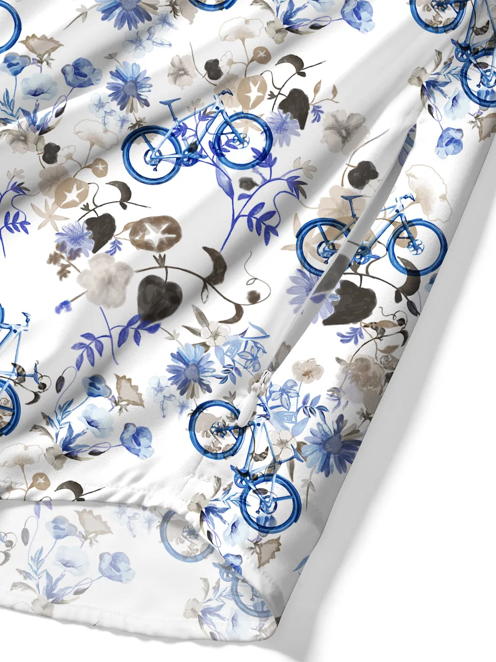 Orionride Short Sleeves Bicycle Print Zipper Pockets Ultra Lightweight Gravel Shirt sold by Orionride product image thumbnail 5