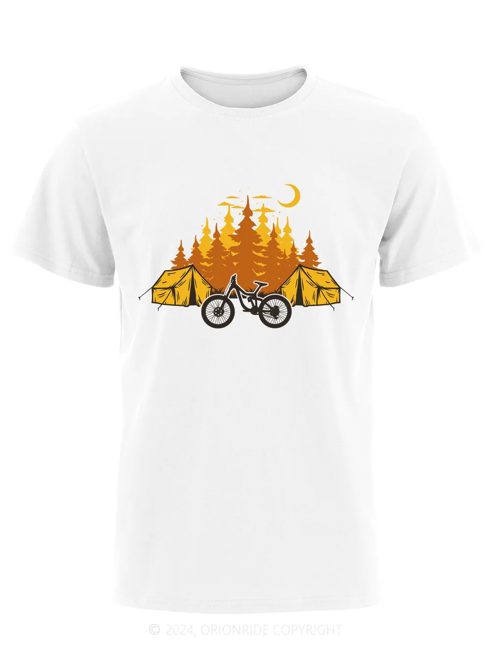 Orionride Short Sleeves Camping Bike T-Shirt sold by Orionride product image thumbnail 2
