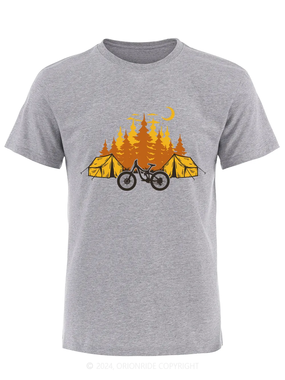 Orionride Short Sleeves Camping Bike T-Shirt sold by Orionride product image thumbnail 5