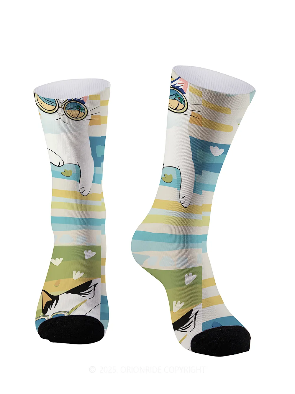 Orionride Four Cats Cycling Socks sold by Orionride product image thumbnail 2