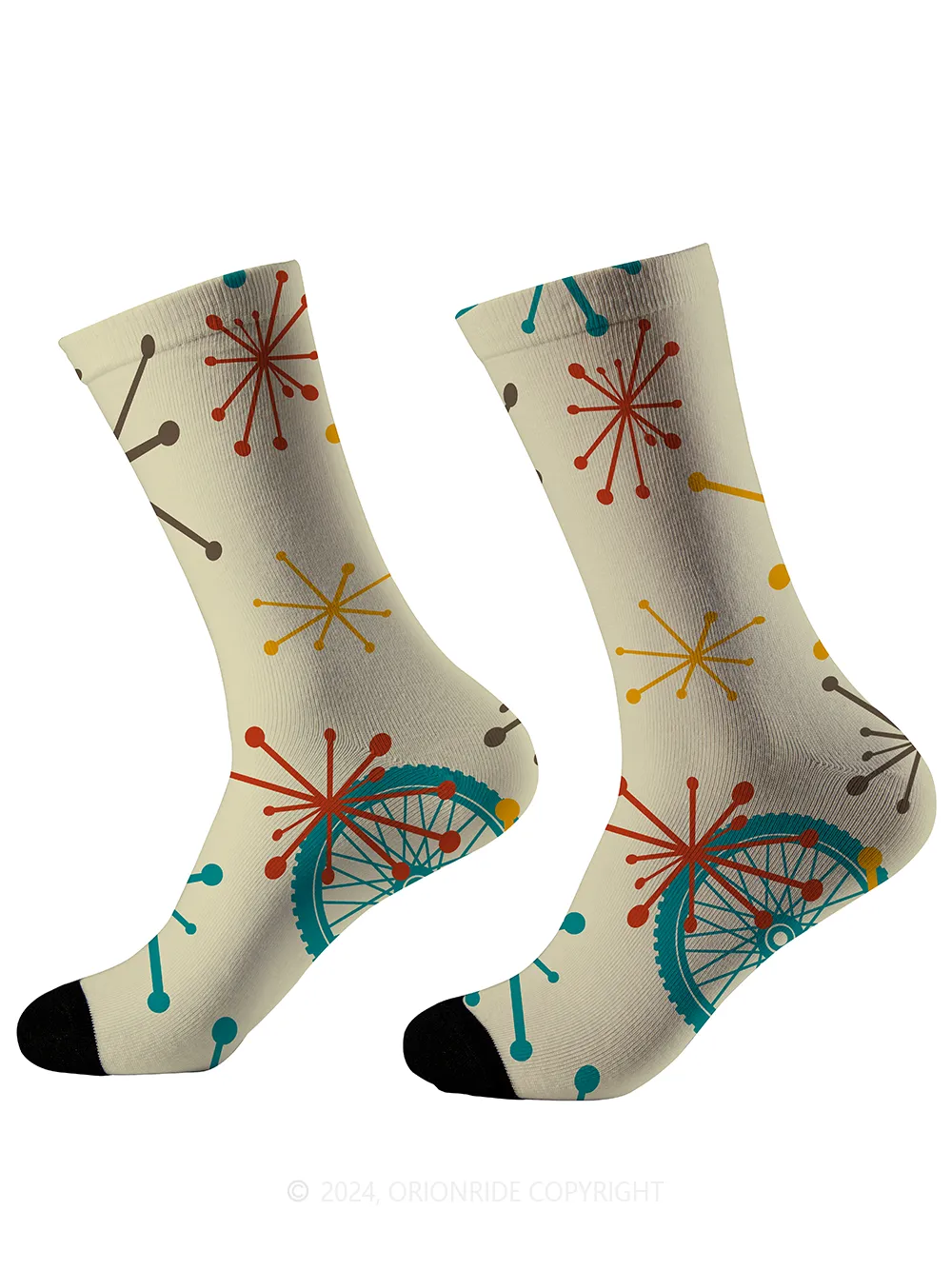 Orionride Atomic Boomerang Cycling Socks sold by Orionride