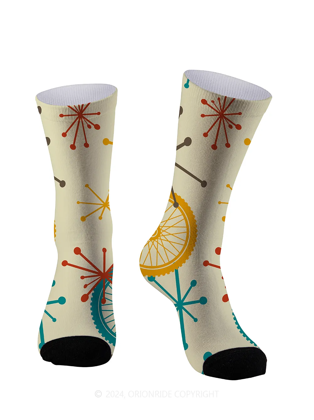 Orionride Atomic Boomerang Cycling Socks sold by Orionride product image thumbnail 2