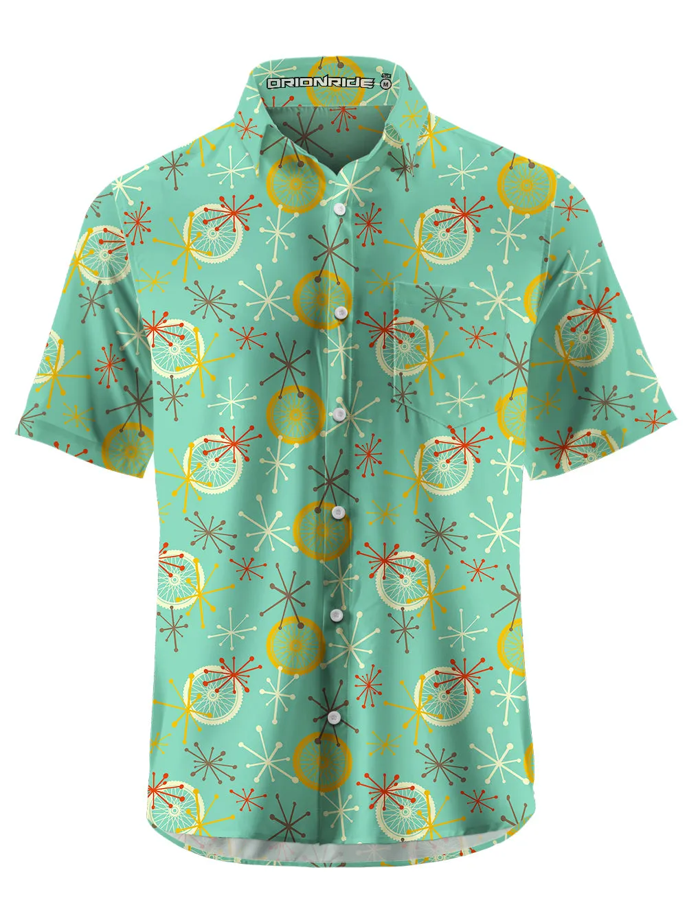 Orionride Short Sleeves Atomic Boomerang Zipper Pockets Ultra Lightweight Gravel Shirt sold by Orionride product image thumbnail 2