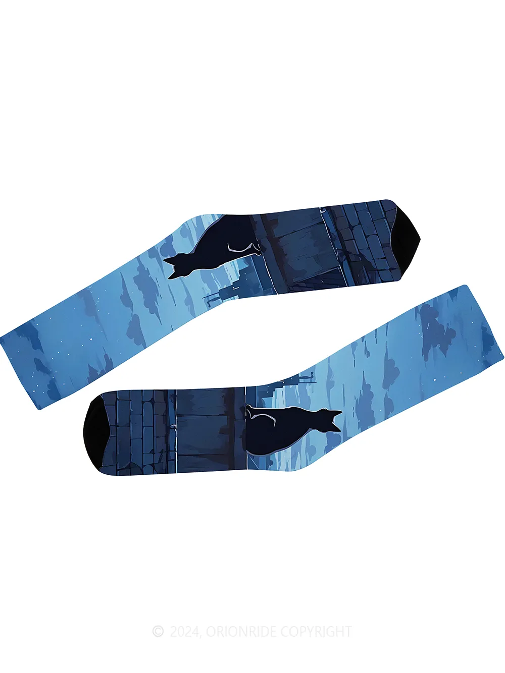 Orionride Black Cat Cycling Socks sold by Orionride product image thumbnail 3