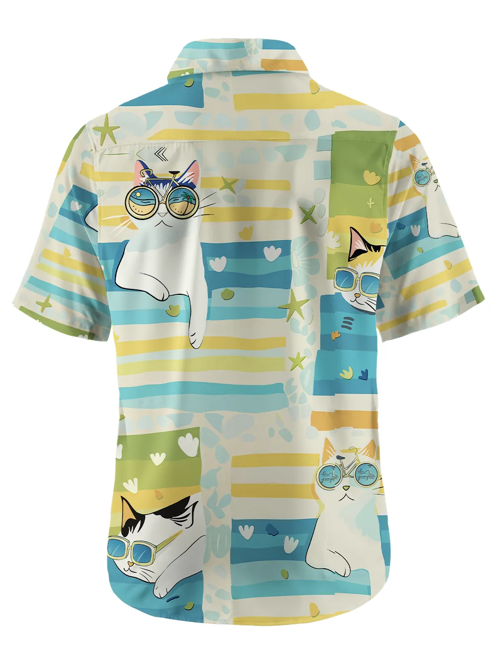 Orionride Short Sleeves Four Cats Zipper Pockets Ultra Lightweight Gravel Shirt sold by Orionride product image thumbnail 3