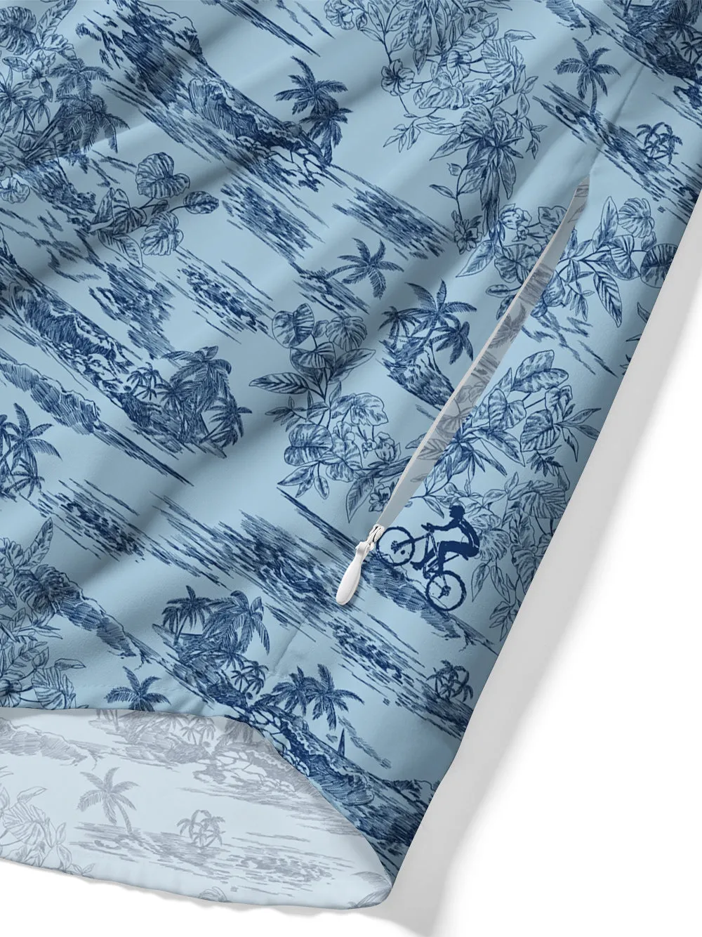 Orionride Short Sleeves Blue Island Zipper Pockets Ultra Lightweight Gravel Shirt sold by Orionride product image thumbnail 5