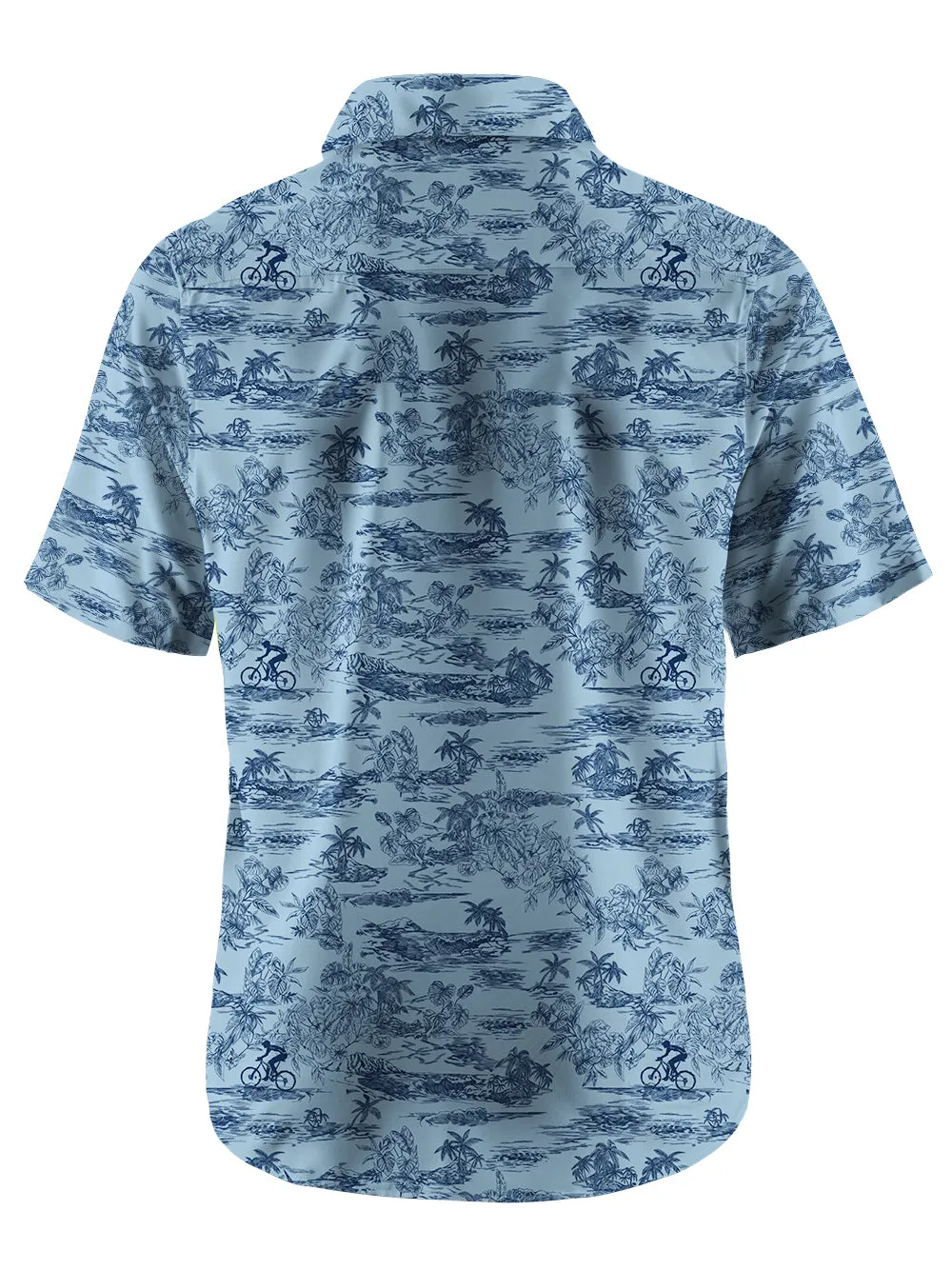 Orionride Short Sleeves Blue Island Zipper Pockets Ultra Lightweight Gravel Shirt sold by Orionride product image thumbnail 3