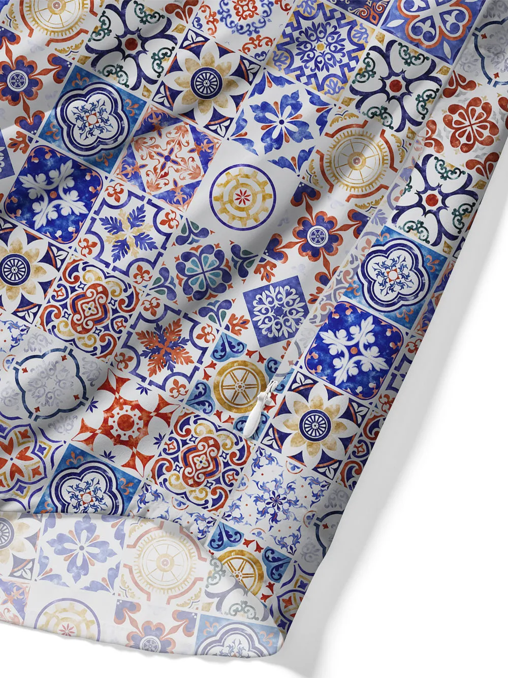 Orionride Short Sleeves Flower Tiles Zipper Pockets Ultra Lightweight Gravel Shirt sold by Orionride product image thumbnail 5