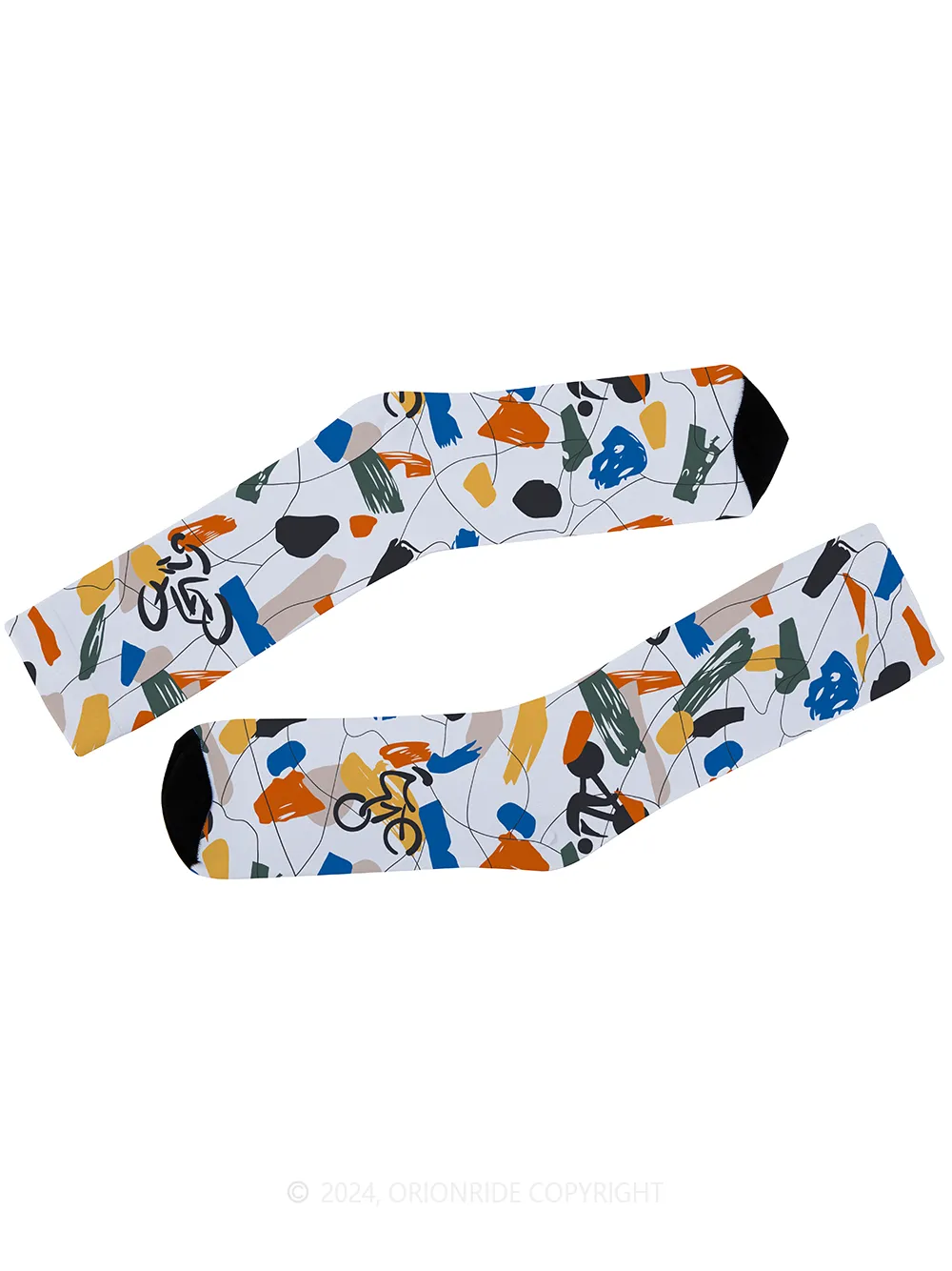 Orionride Abstract Color Blocks Cycling Socks sold by Orionride product image thumbnail 3