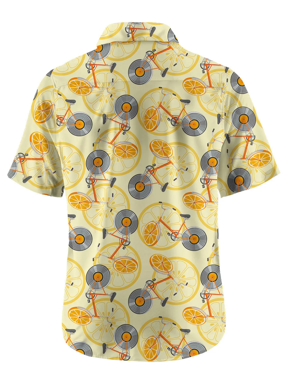 Orionride Short Sleeves Record Orange Bicycle Zipper Pockets Ultra Lightweight Gravel Shirt sold by Orionride product image thumbnail 3