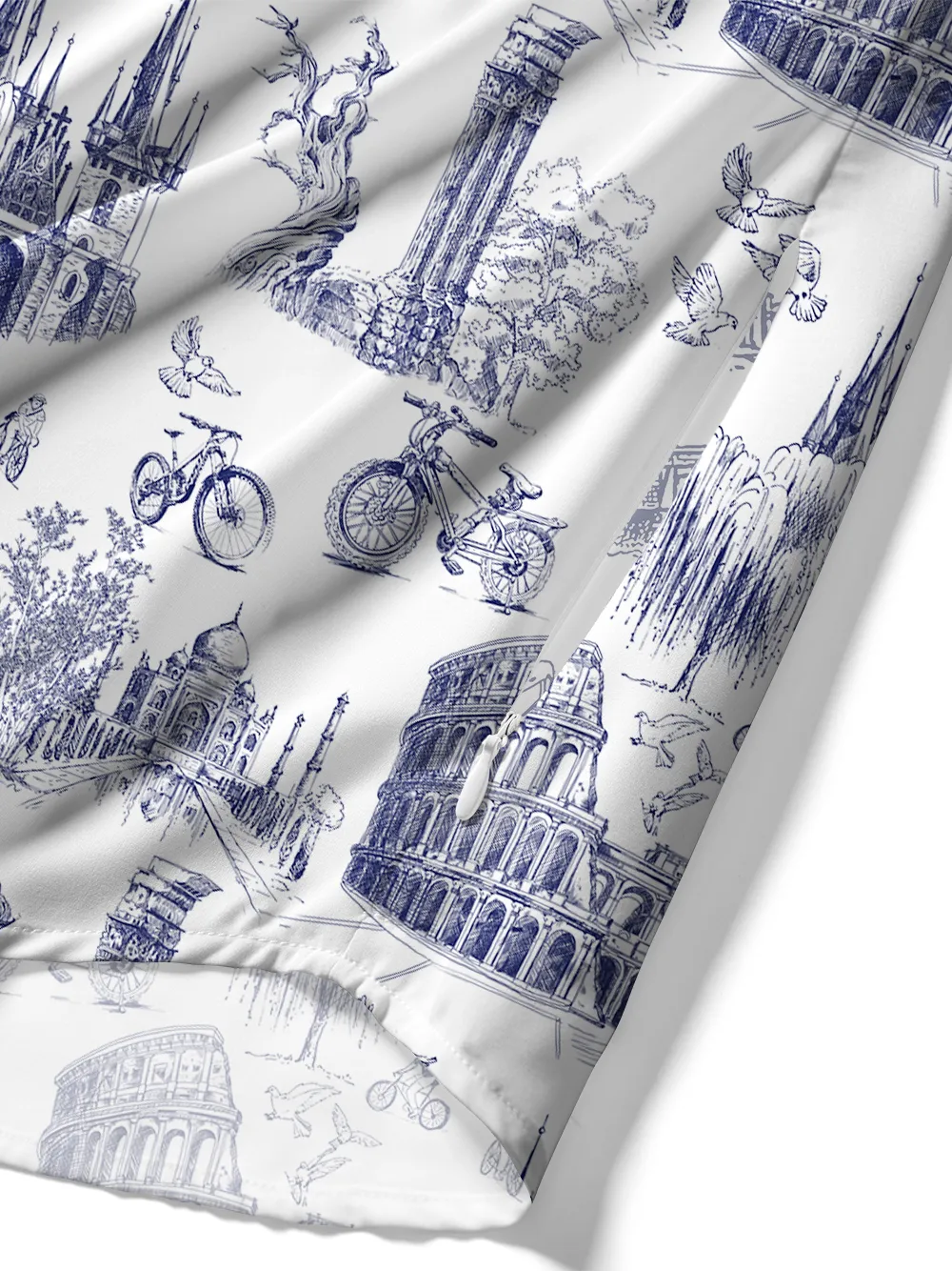 Orionride Short Sleeves Roman Stories Zipper Pockets Ultra Lightweight Gravel Shirt sold by Orionride product image thumbnail 5