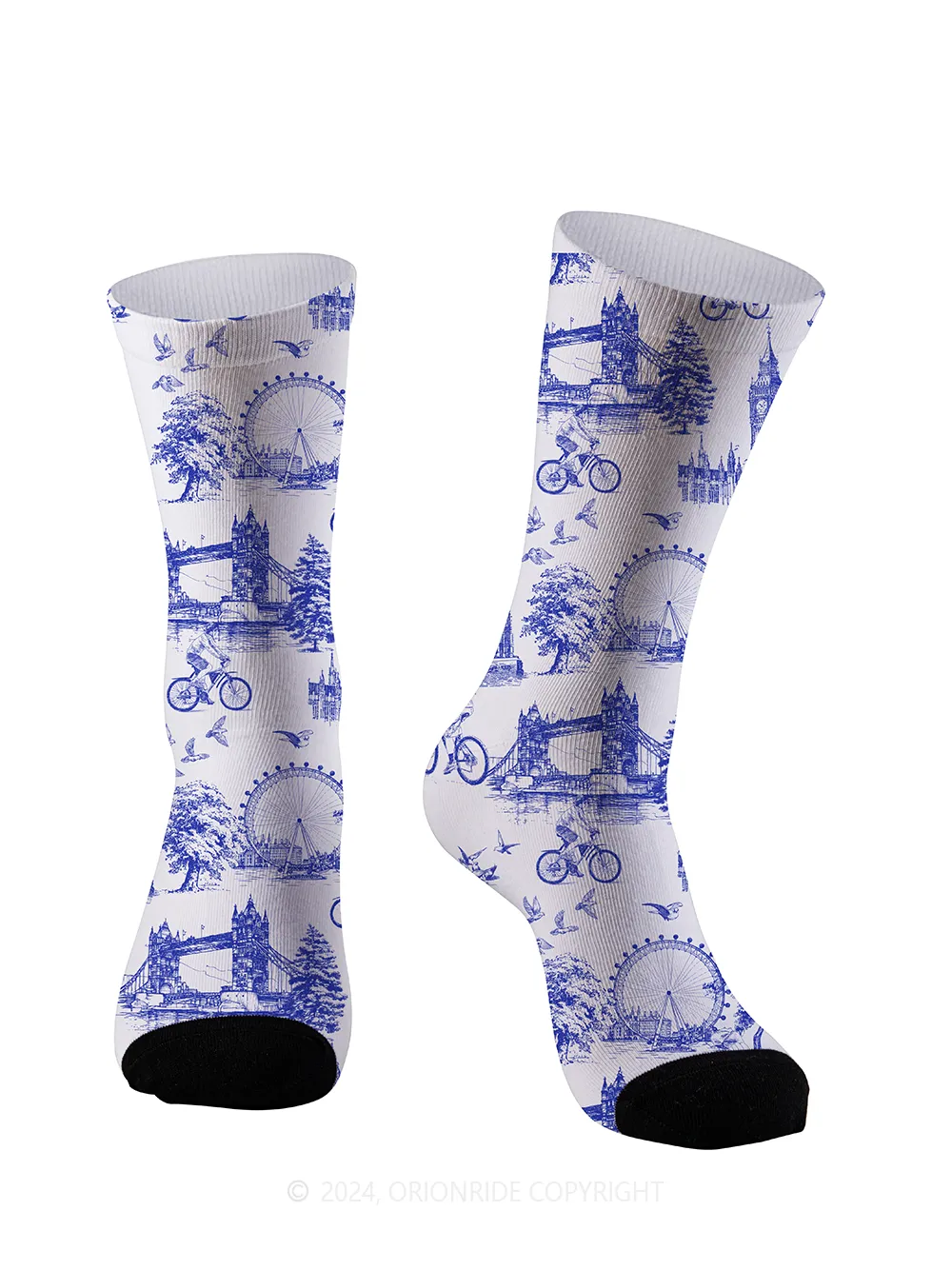 Orionride London Stories Cycling Socks sold by Orionride product image thumbnail 2