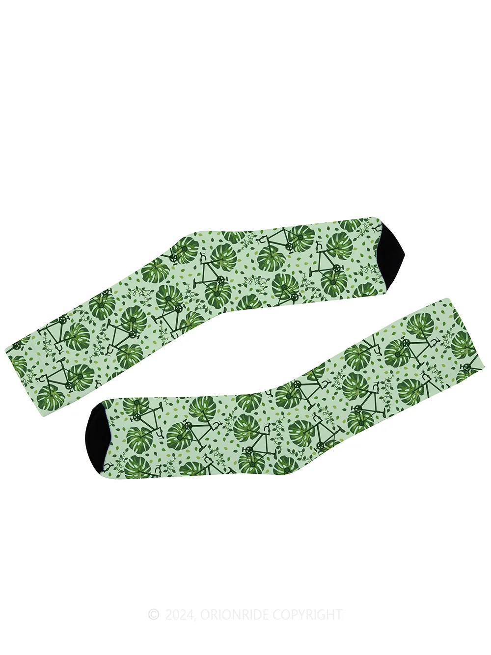 Orionride Monstera Cycling Socks sold by Orionride product image thumbnail 3