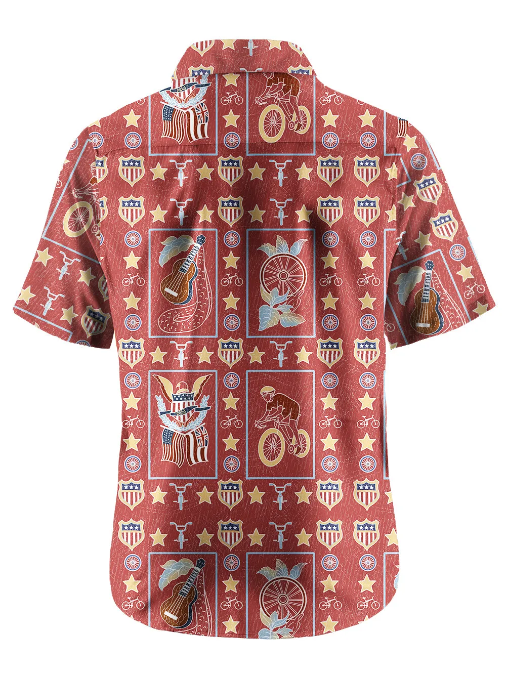 Orionride Short Sleeves Spirit of Freedom Zipper Pockets Ultra Lightweight Gravel Shirt sold by Orionride product image thumbnail 3