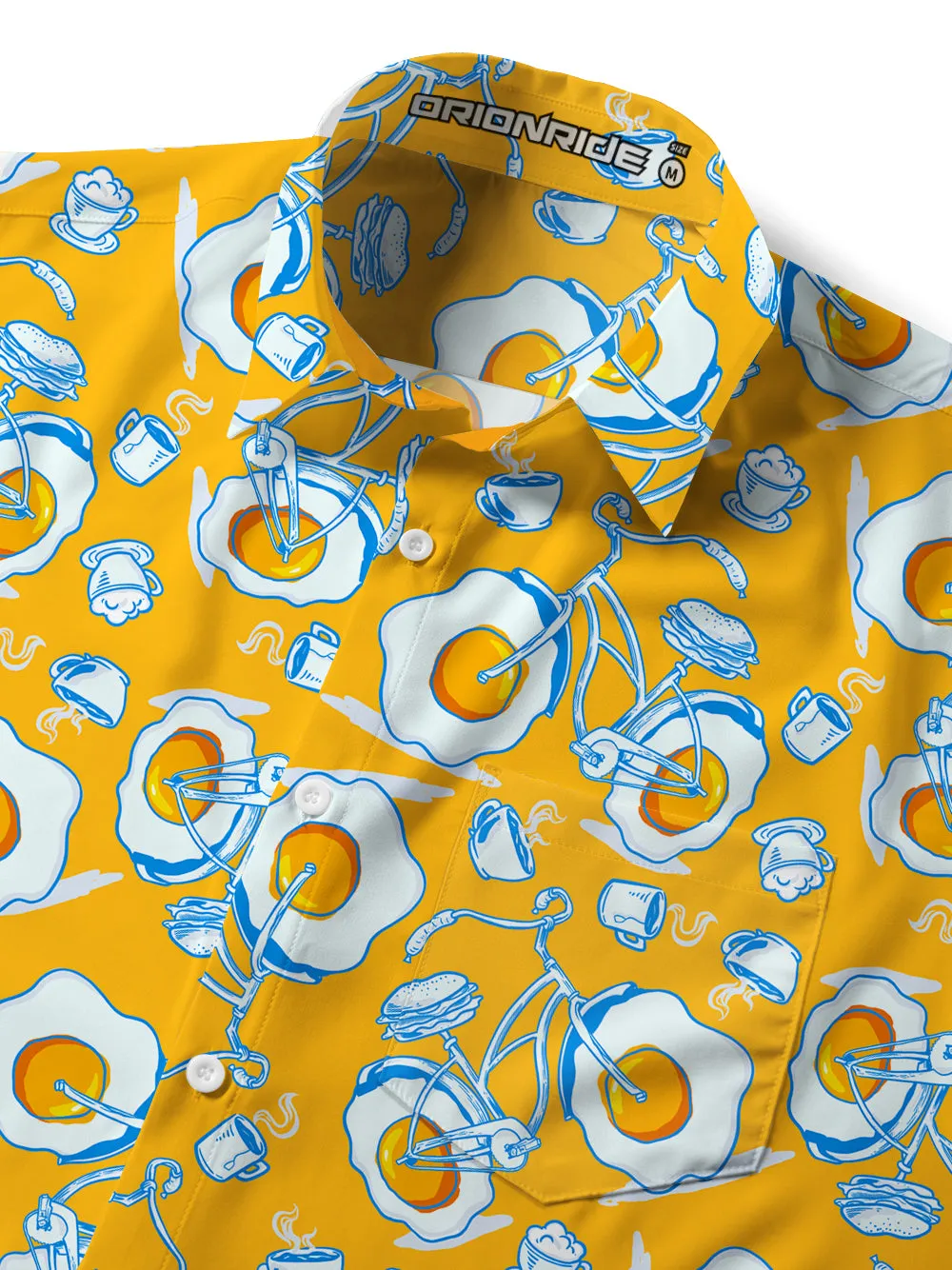 Orionride Short Sleeves Fried Egg Zipper Pockets Ultra Lightweight Gravel Shirt sold by Orionride product image thumbnail 4
