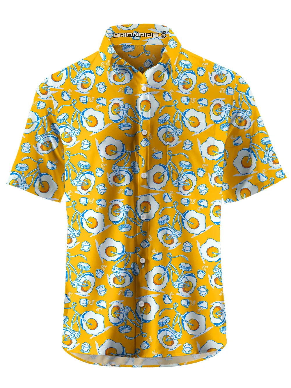 Orionride Short Sleeves Fried Egg Zipper Pockets Ultra Lightweight Gravel Shirt sold by Orionride