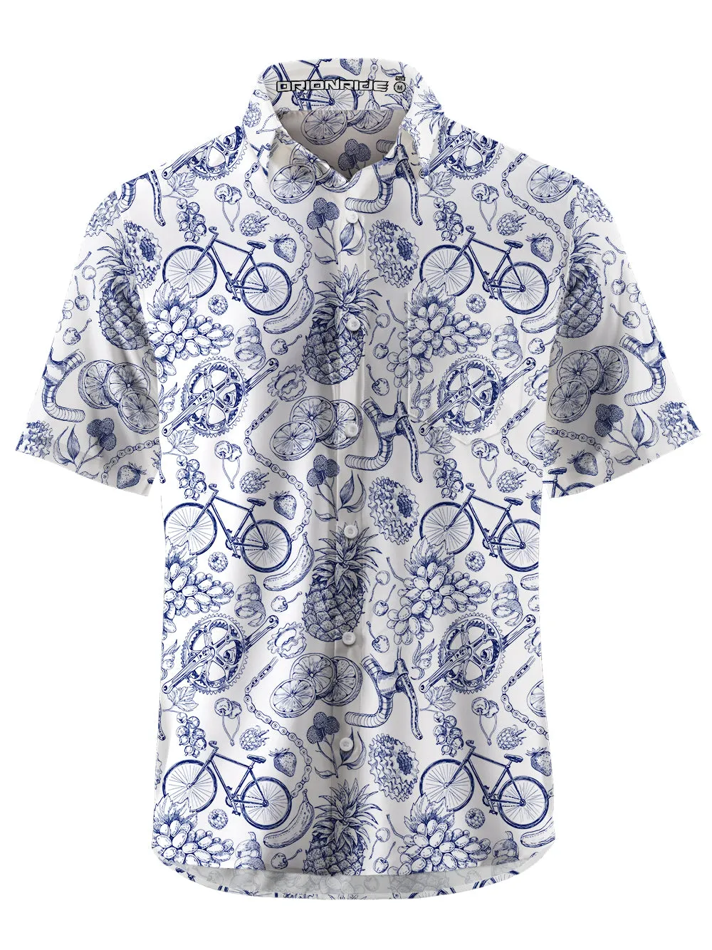 Orionride Short Sleeves Fruit Collection Zipper Pockets Ultra Lightweight Gravel Shirt sold by Orionride