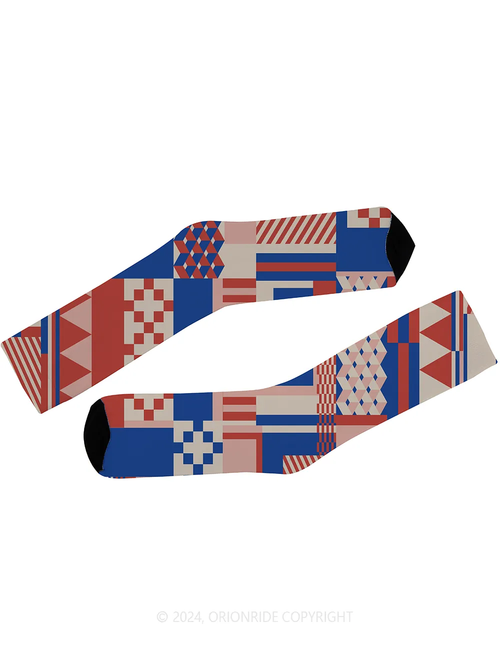 Orionride Geometric Patterns Cycling Socks sold by Orionride product image thumbnail 3