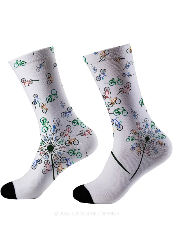 Orionride Dandelion Bike Cycling Socks sold by Orionride