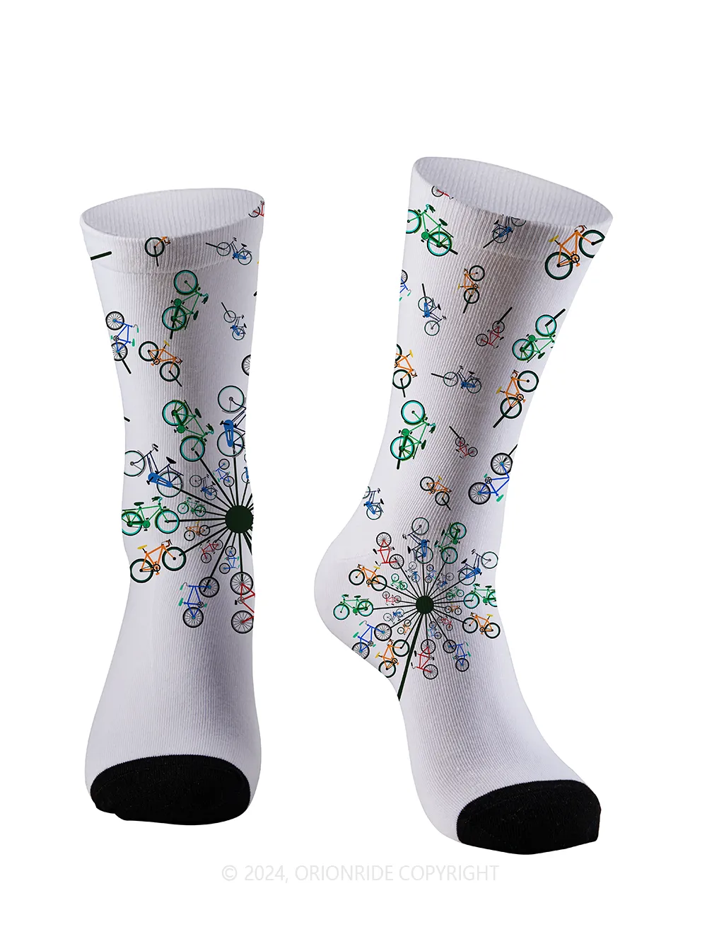Orionride Dandelion Bike Cycling Socks sold by Orionride product image thumbnail 2