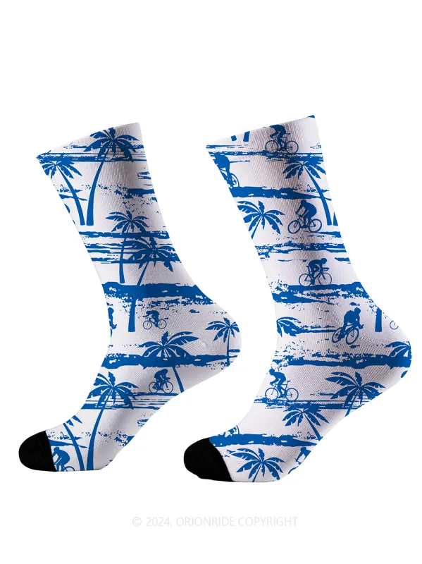 Orionride Palm Trees Cycling Socks sold by Orionride