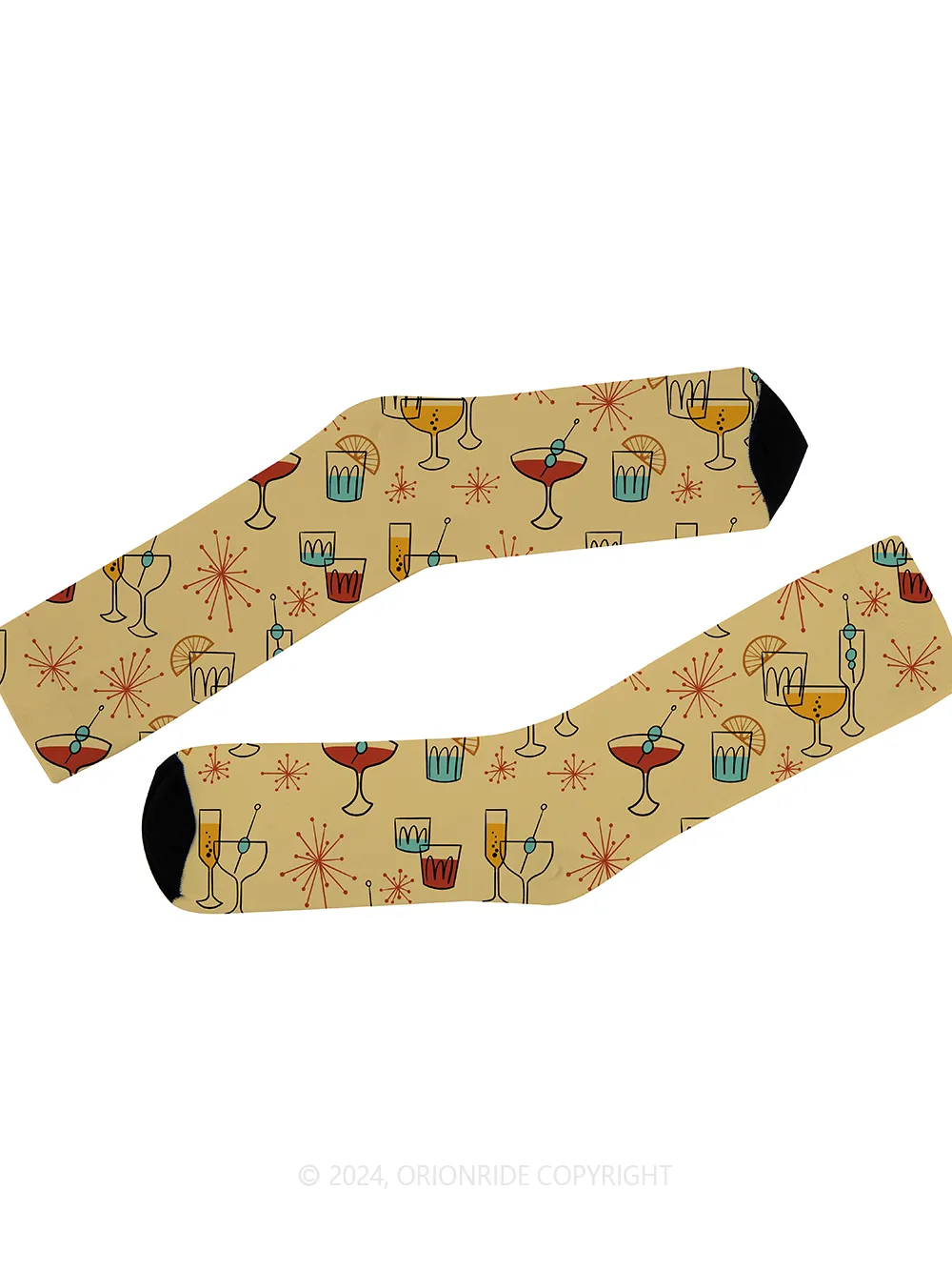 Orionride Wine Glass Fireworks Cycling Socks sold by Orionride product image thumbnail 3