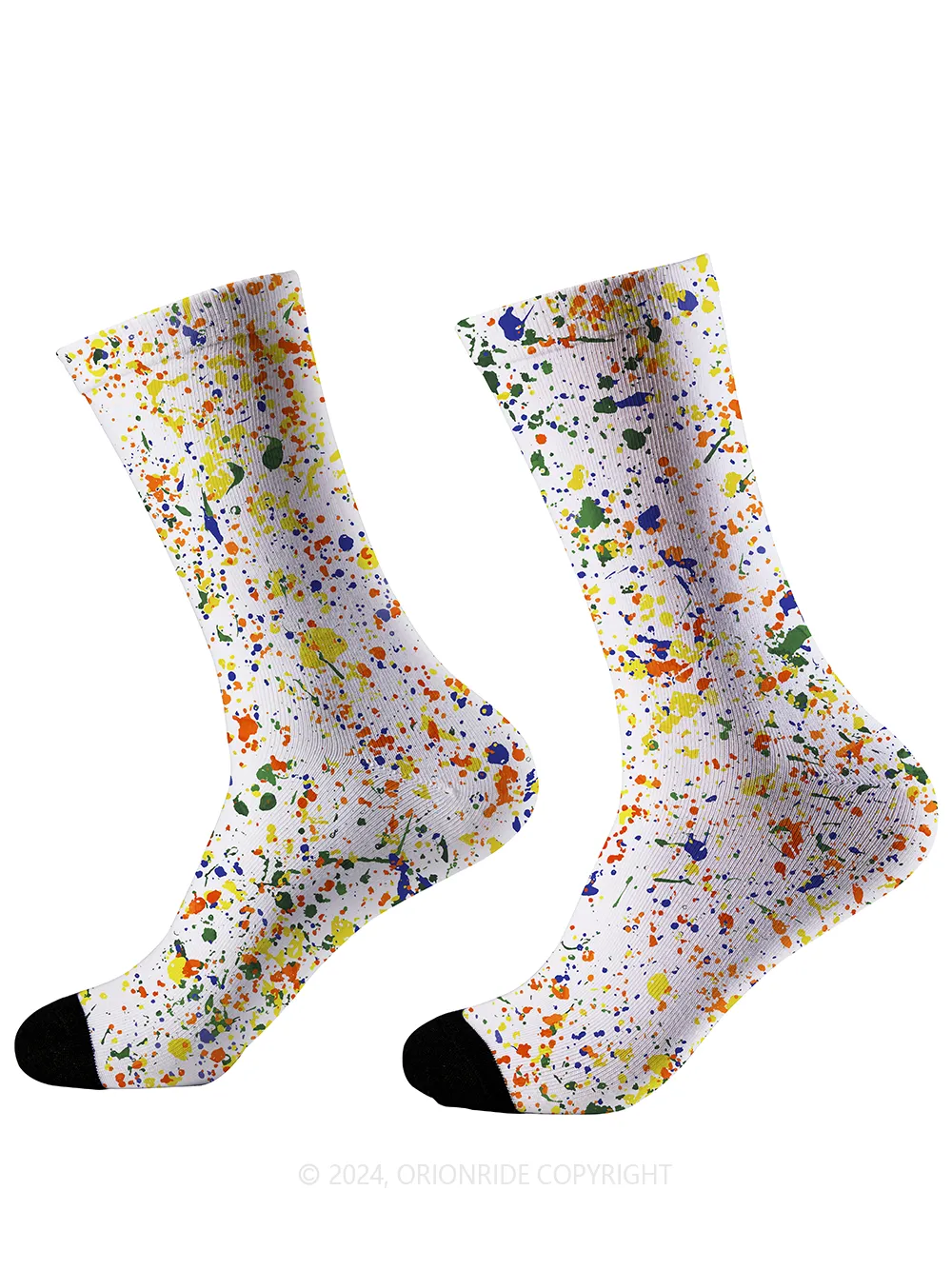 Orionride Ink Splash Cycling Socks sold by Orionride